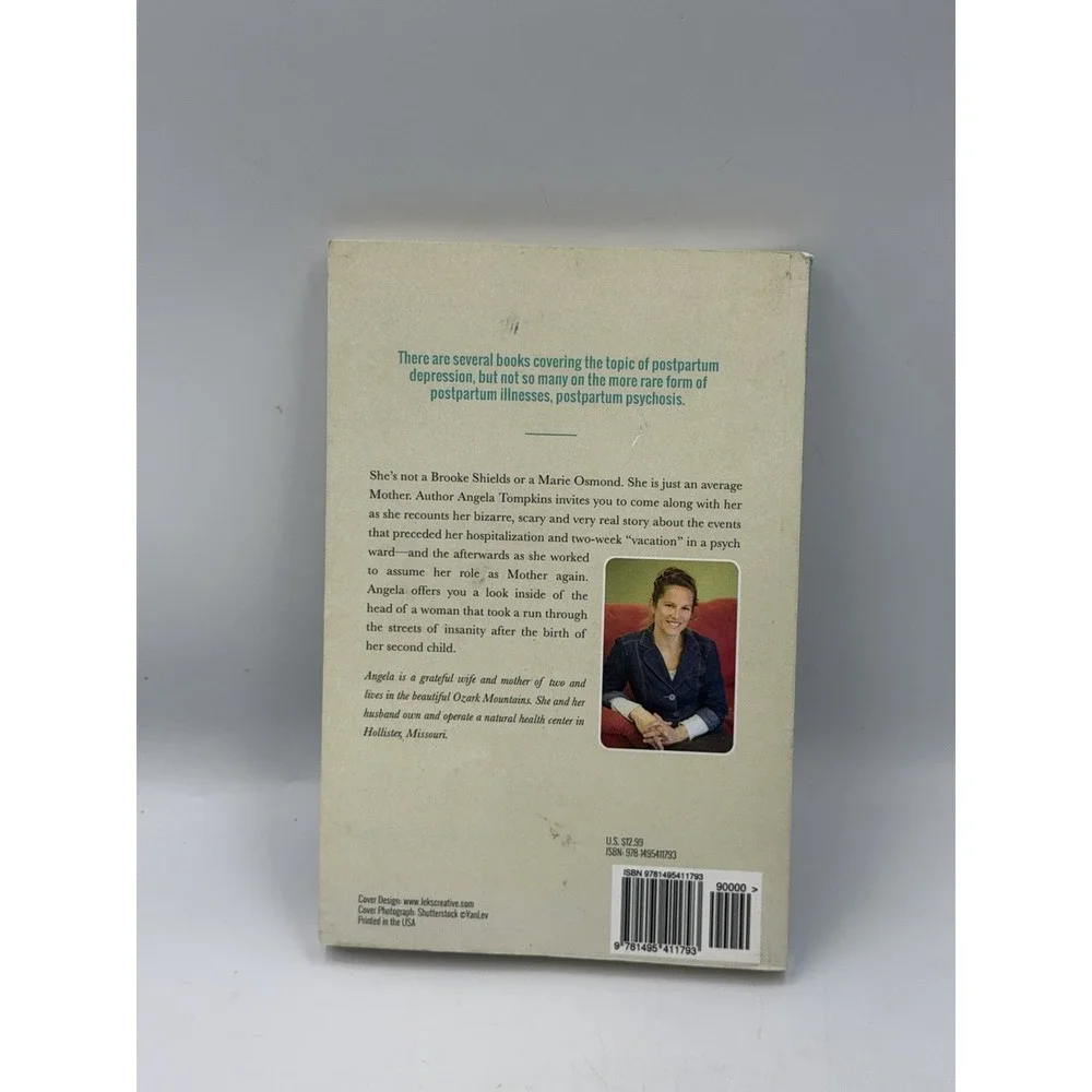 Insanity's Shoes Angela Tompkins Postpartum Psychosis Memoir Paperback